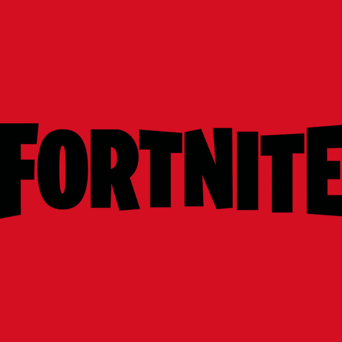 Fifth Sun Men's Fortnite Simple Black Logo Pull Over Hoodie