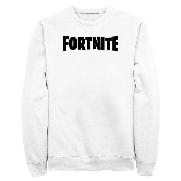 fifth sun Men's Fortnite Simple Black Logo Sweatshirt
