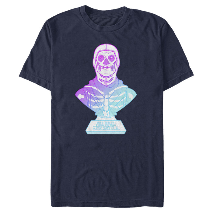 Fifth Sun Men's Fortnite Skull Trooper All Hail Glow T-Shirt