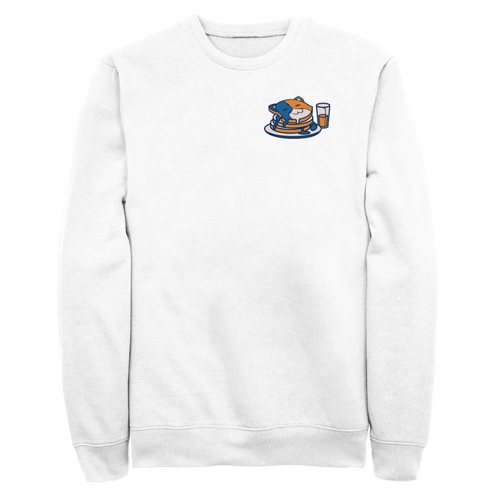 fifth sun Men's Fortnite Small Meowscles Pancakes Sweatshirt