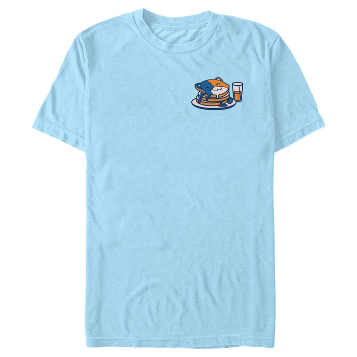 fifth sun Men's Fortnite Small Meowscles Pancakes T-Shirt