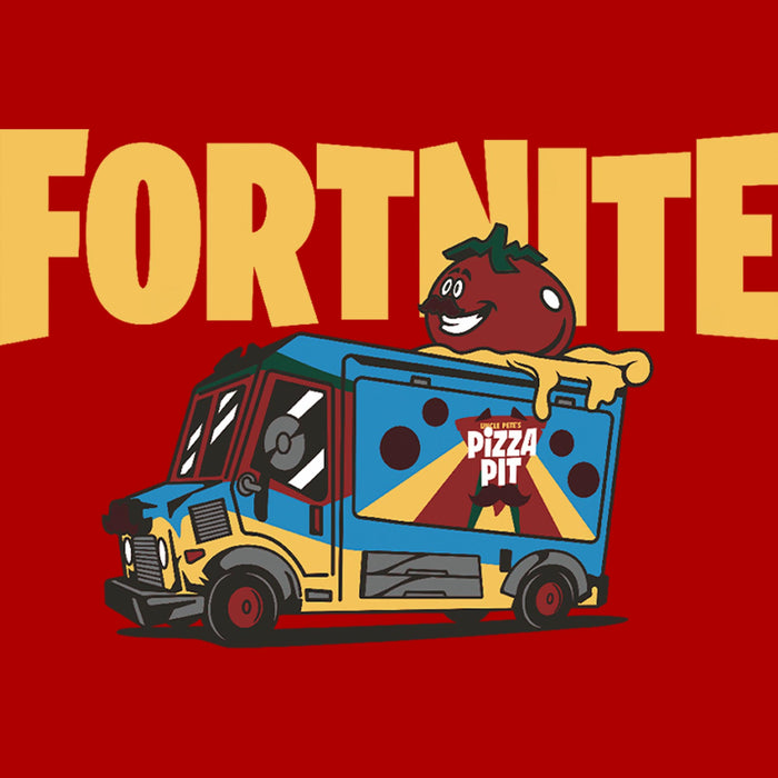 Fifth Sun Men's Fortnite Uncle Pete's Pizza Pit T-Shirt