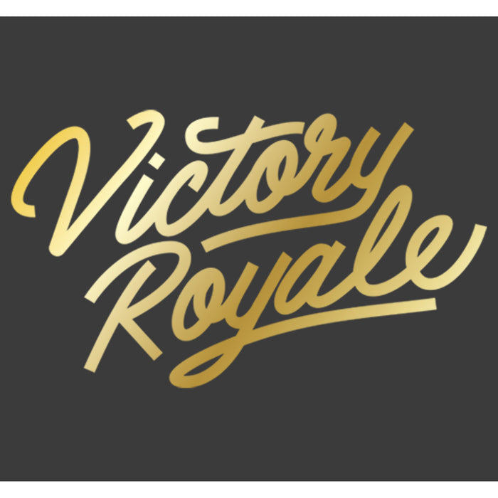 Fifth Sun Men's Fortnite Victory Royale Gold Script Pull Over Hoodie