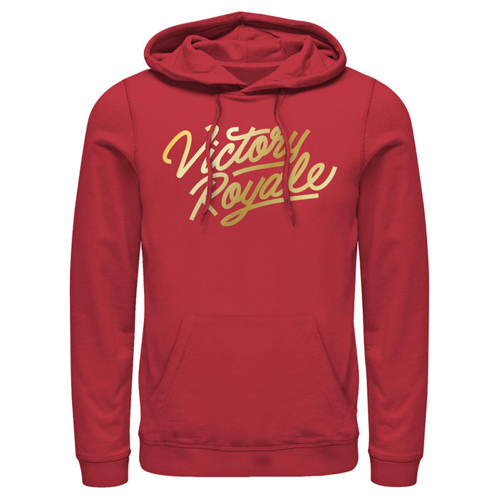 Fifth Sun Men's Fortnite Victory Royale Gold Script Pull Over Hoodie