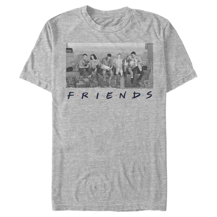 fifth sun Men's Friends BFFs Atop Skyscraper Photo T-Shirt