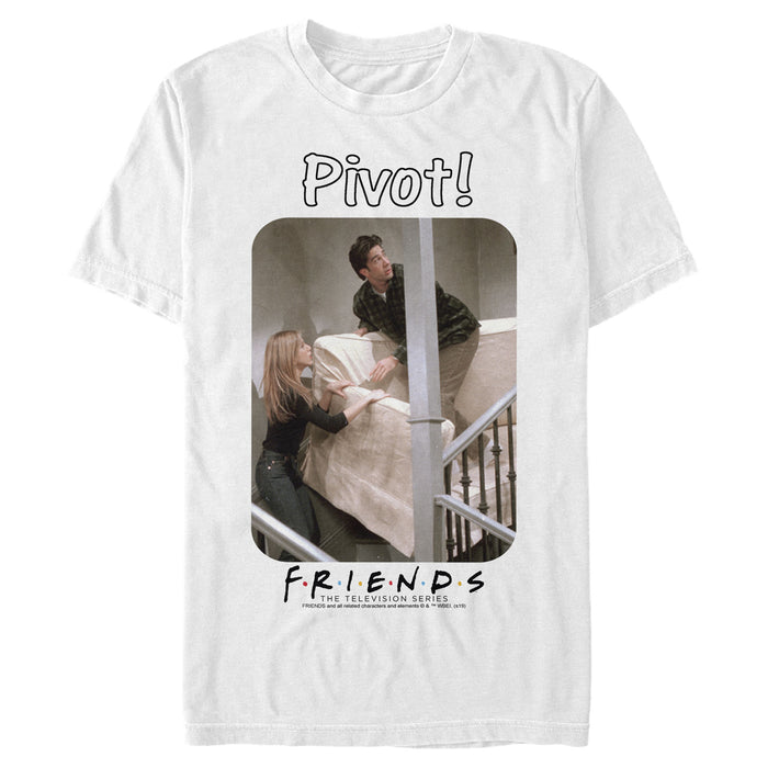 fifth sun Men's Friends Ross and Rachel Pivot T-Shirt