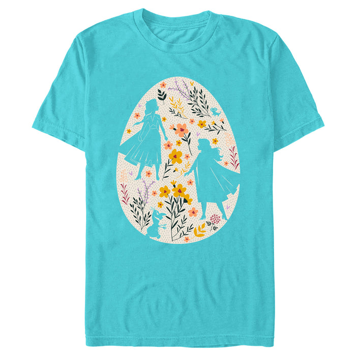 fifth sun Men's Frozen Easter Egg Silhouettes T-Shirt