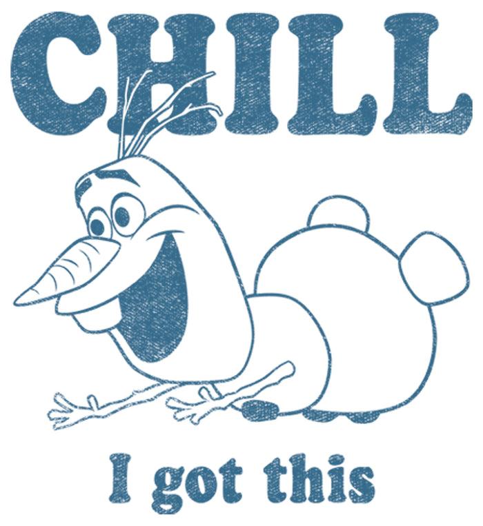 Fifth Sun Men's Frozen Olaf Chill I Got This Portrait T-Shirt