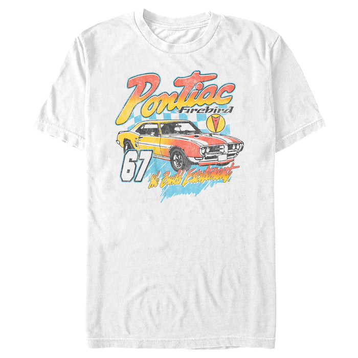 fifth sun Men's General Motors 1967 Pontiac Firebird We Build Excitement T-Shirt