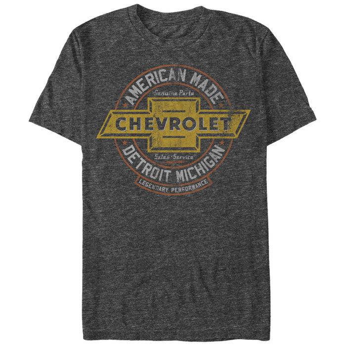 fifth sun Men's General Motors American Made Distressed Logo T-Shirt
