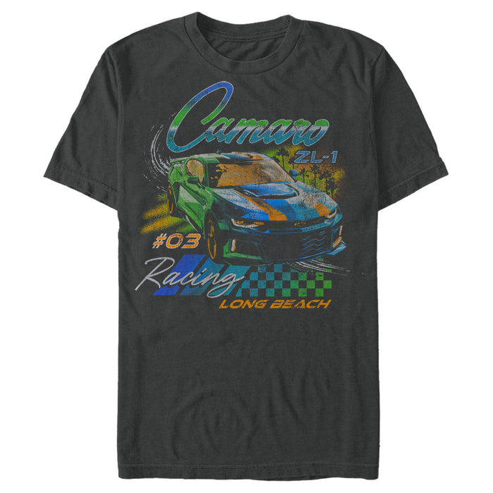 fifth sun Men's General Motors Camaro ZL-1 Long Beach Racing T-Shirt