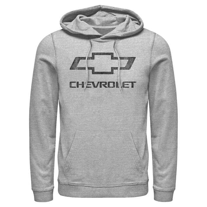 fifth sun Men's General Motors Distressed Chevrolet Logo Pull Over Hoodie