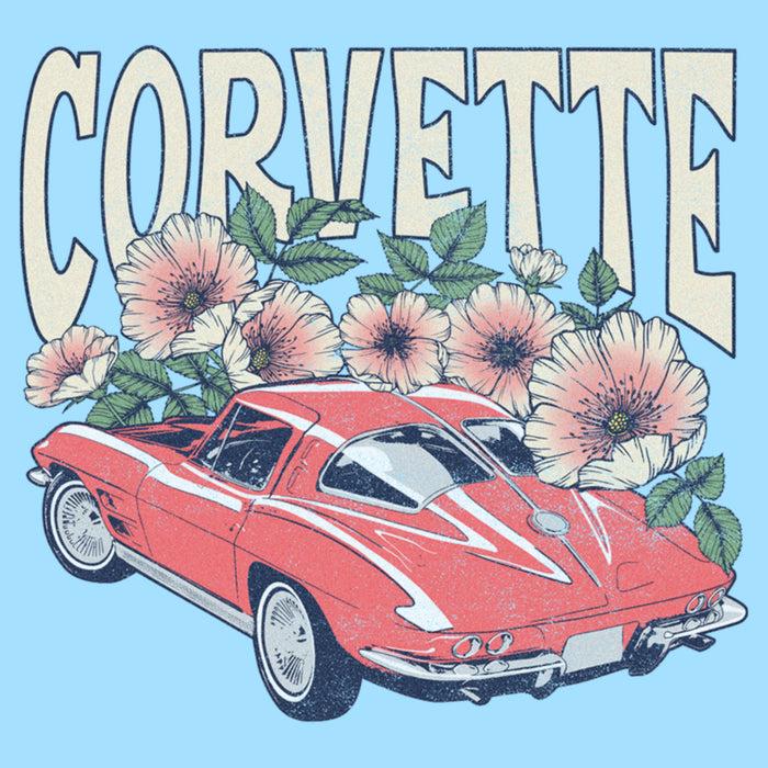 Fifth Sun Men's General Motors Floral Corvette T-Shirt