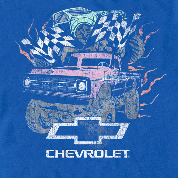 Fifth Sun Men's General Motors Pastel Chevrolet Trucks Distressed T-Shirt