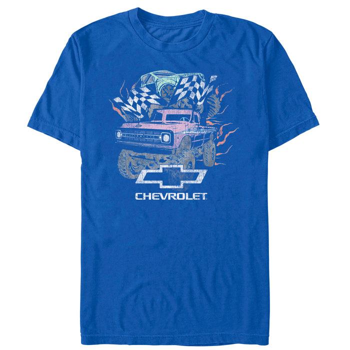 fifth sun Men's General Motors Pastel Chevrolet Trucks Distressed T-Shirt