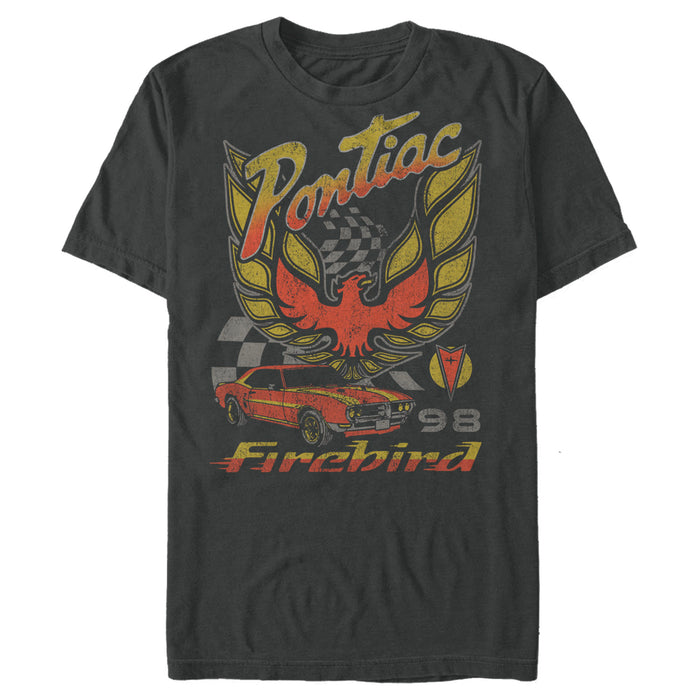 fifth sun Men's General Motors Retro Pontiac Firebird Logo T-Shirt