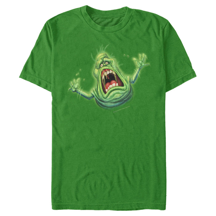 fifth sun Men's Ghostbusters Cartoon Slimer T-Shirt