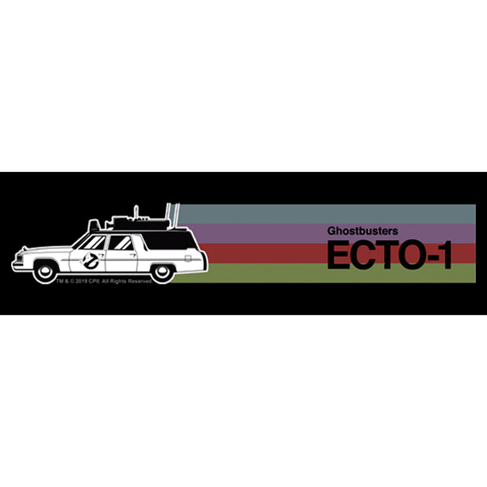 Fifth Sun Men's Ghostbusters Ecto-1 Wagon Retro Stripe T-Shirt