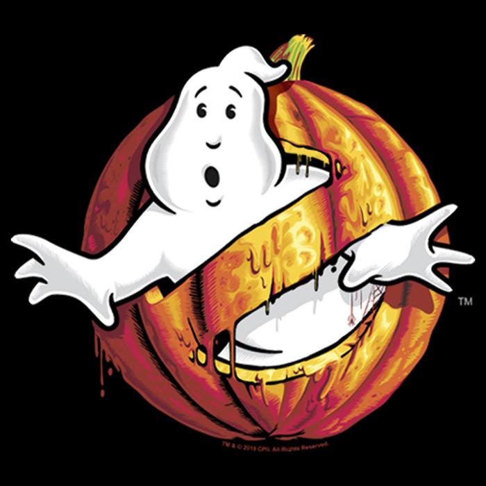 Fifth Sun Men's Ghostbusters Halloween Pumpkin Logo Pull Over Hoodie