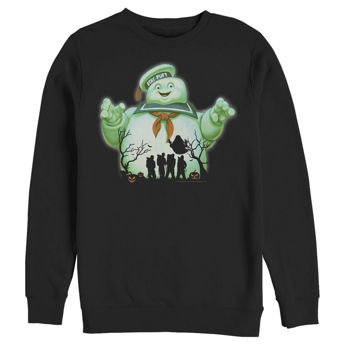 fifth sun Men's Ghostbusters Halloween Stay Puft Marshmallow Man Sweatshirt
