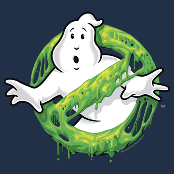 Fifth Sun Men's Ghostbusters Slime Logo Long Sleeve Shirt