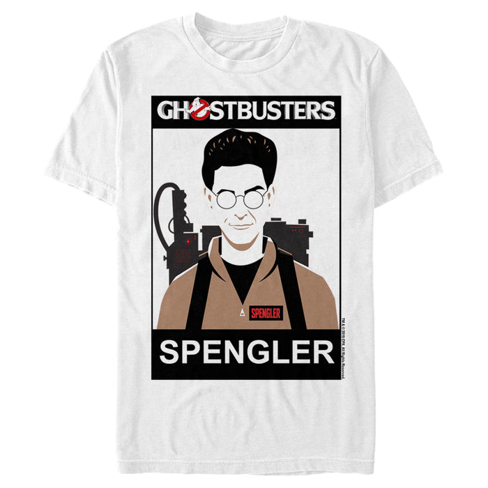 fifth sun Men's Ghostbusters Spengler 2D Cell Shade T-Shirt