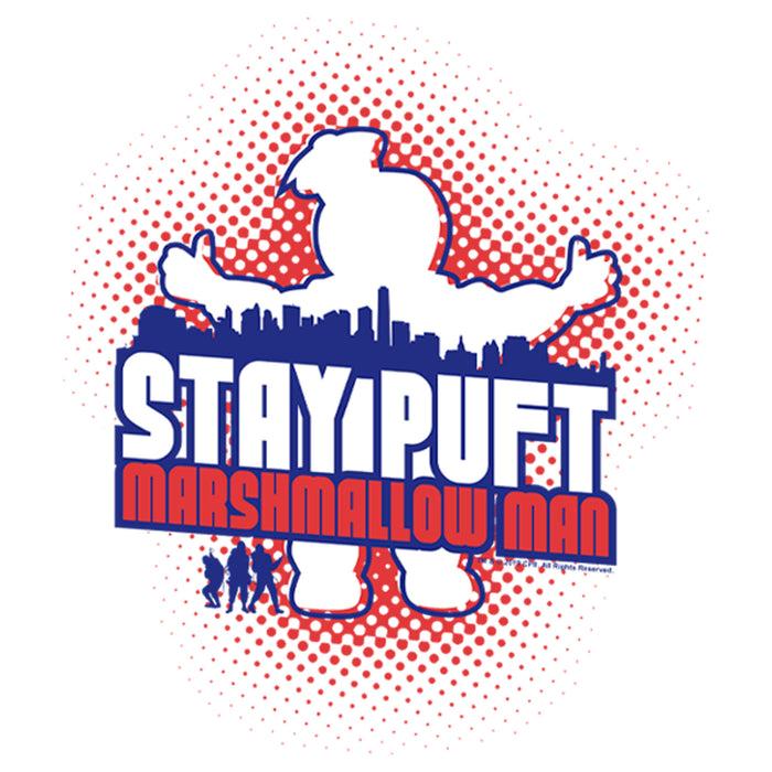 Fifth Sun Men's Ghostbusters Stay Puft Marshmallow Man Graffiti T-Shirt