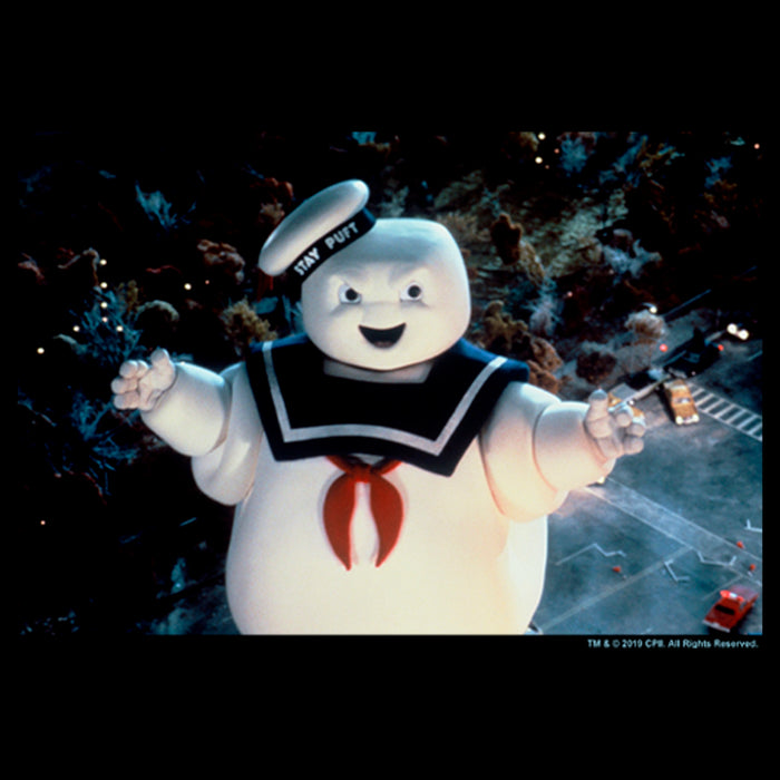 Fifth Sun Men's Ghostbusters Stay Puft Marshmallow Man Poster T-Shirt