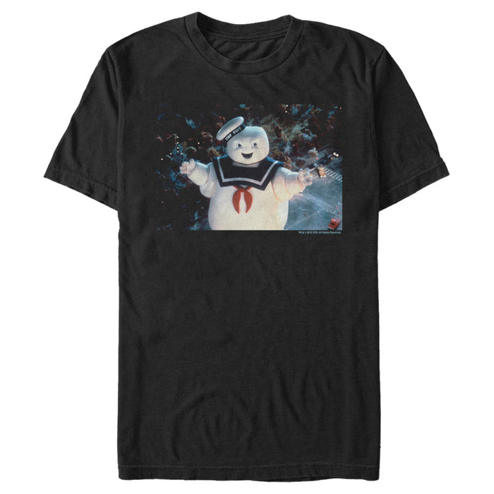 fifth sun Men's Ghostbusters Stay Puft Marshmallow Man Poster T-Shirt