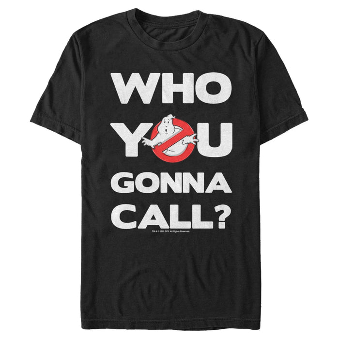 fifth sun Men's Ghostbusters Theme Song Who You Gonna Call? T-Shirt