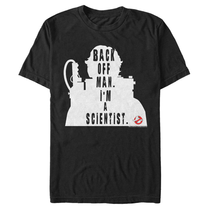 fifth sun Men's Ghostbusters Venkman Back Off I'm A Scientist T-Shirt