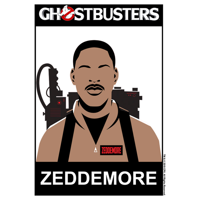 Fifth Sun Men's Ghostbusters Zeddemore 2D Cell Shade T-Shirt