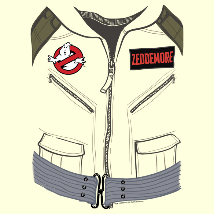 Fifth Sun Men's Ghostbusters Zeddemore Official Uniform T-Shirt