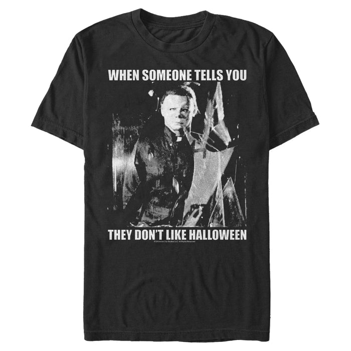fifth sun Men's Halloween II Michael Myers Love It or Else T-Shirt