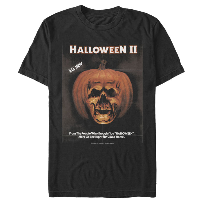 fifth sun Men's Halloween II Skeleton Movie Vintage Poster T-Shirt
