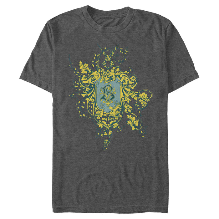 fifth sun Men's Harry Potter Beauxbatons Crest T-Shirt