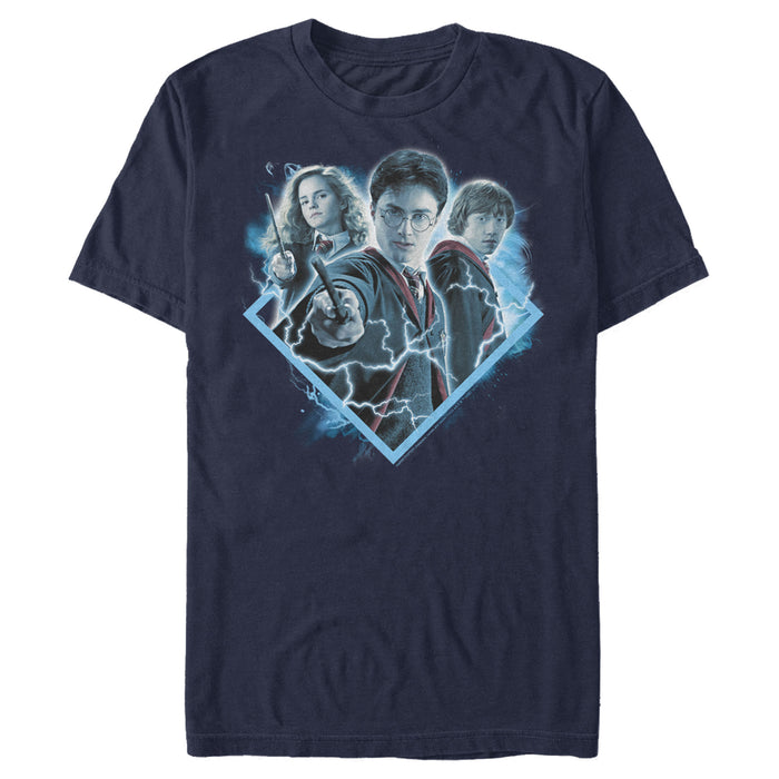 fifth sun Men's Harry Potter Best Friend Magic Trio T-Shirt