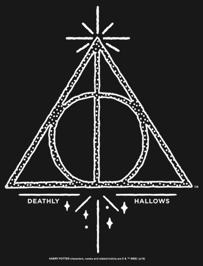 Fifth Sun Men's Harry Potter Deathly Hallows Symbol Long Sleeve Shirt