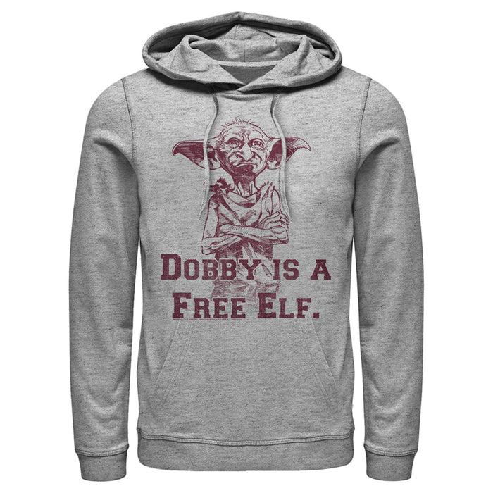fifth sun Men's Harry Potter Dobby is a Free Elf Pull Over Hoodie