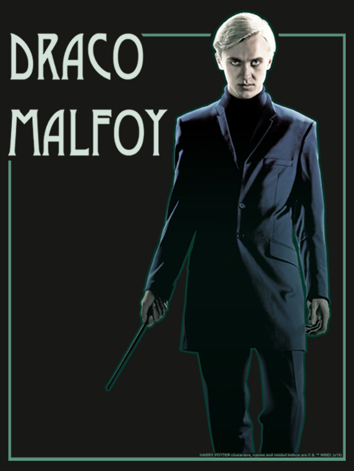 Fifth Sun Men's Harry Potter Draco Malfoy Simple Framed Portrait Long Sleeve Shirt