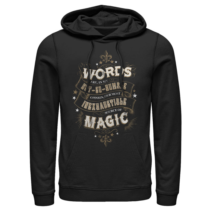 fifth sun Men's Harry Potter Dumbledore Humble Wisdom Pull Over Hoodie