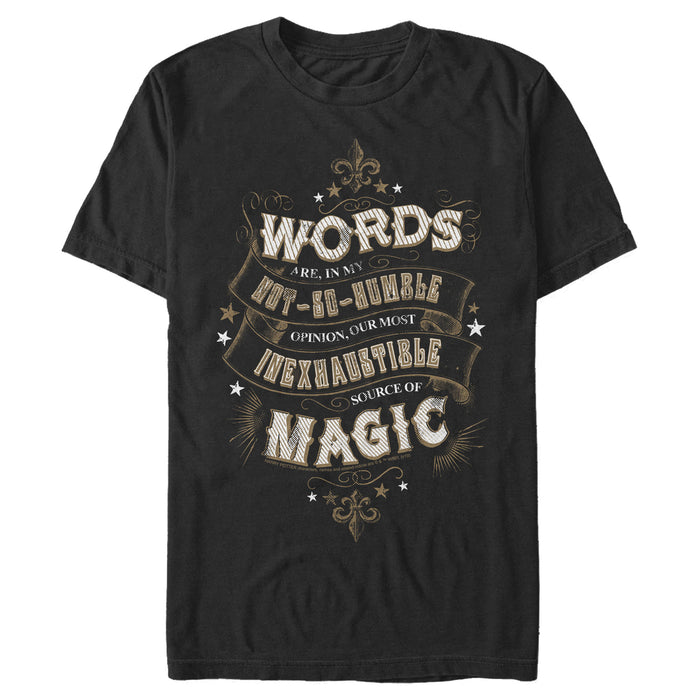 fifth sun Men's Harry Potter Dumbledore Humble Wisdom T-Shirt