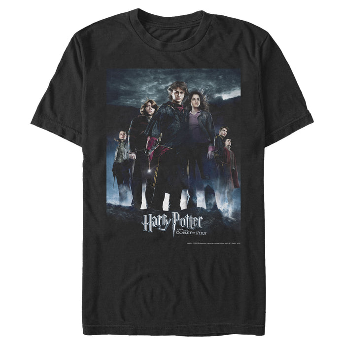 fifth sun Men's Harry Potter Goblet of Fire Poster T-Shirt