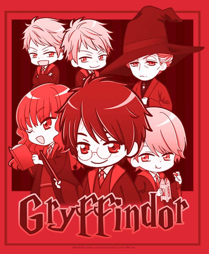 Fifth Sun Men's Harry Potter Gryffindor Cartoon Characters T-Shirt