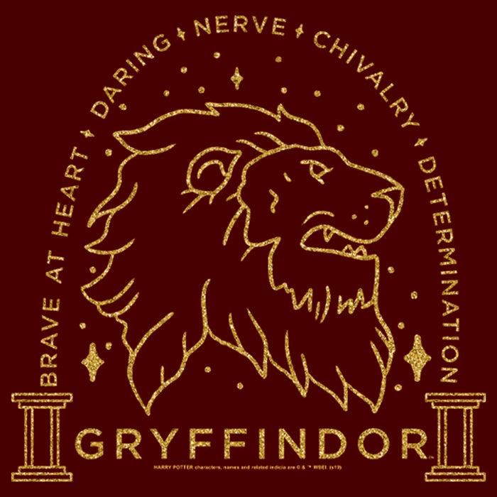 Fifth Sun Men's Harry Potter Gryffindor House Emblem T-Shirt