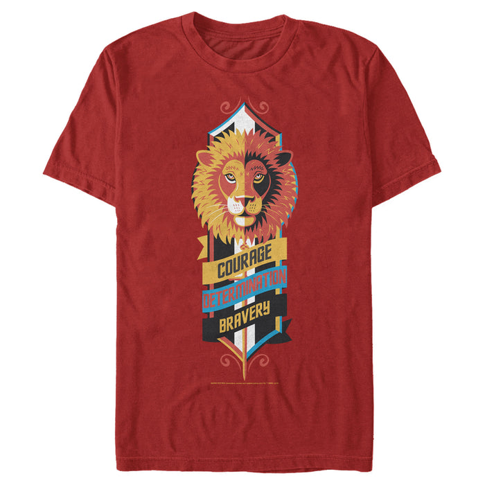 fifth sun Men's Harry Potter Gryffindor Lion Emblem T-Shirt