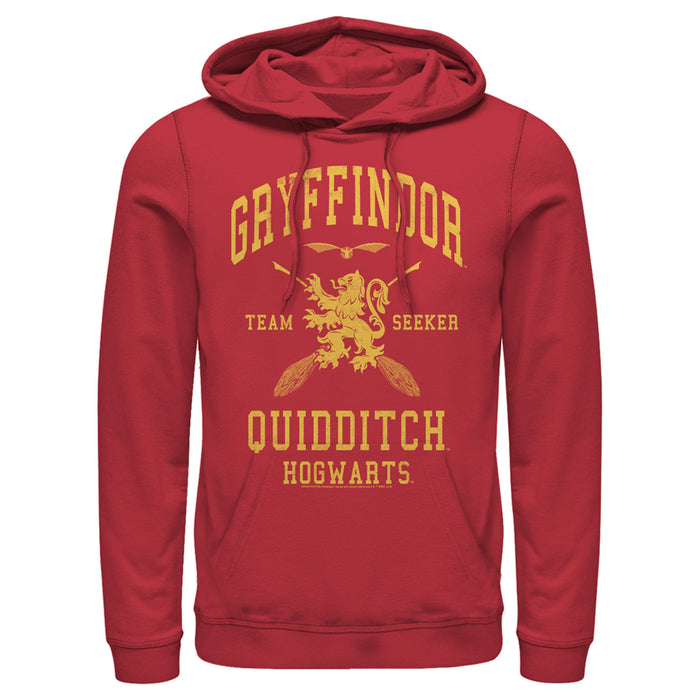 fifth sun Men's Harry Potter Gryffindor Quidditch Gold Team Seeker Pull Over Hoodie