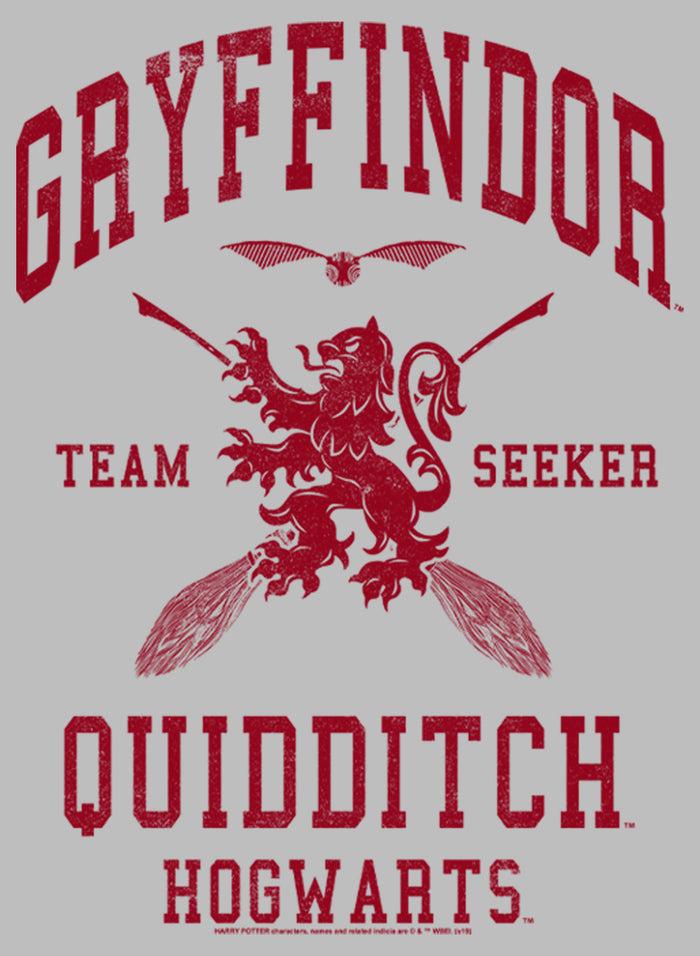 Fifth Sun Men's Harry Potter Gryffindor Quidditch Team Seeker Long Sleeve Shirt