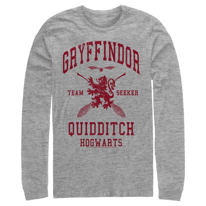 fifth sun Men's Harry Potter Gryffindor Quidditch Team Seeker Long Sleeve Shirt