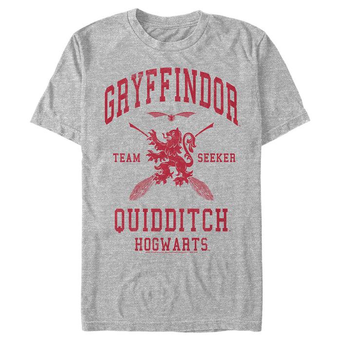 fifth sun Men's Harry Potter Gryffindor Quidditch Team Seeker T-Shirt